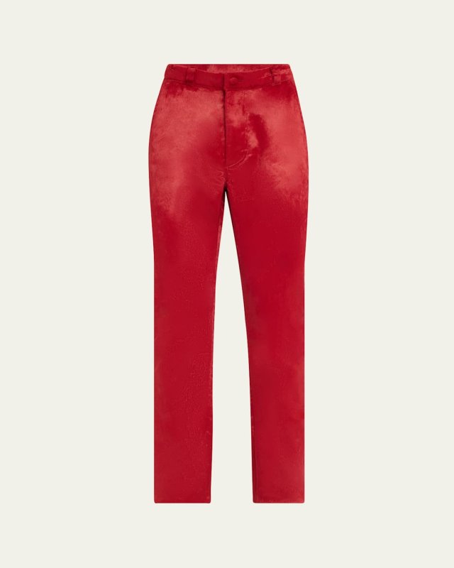 Faux Fur Cigarette Pants
